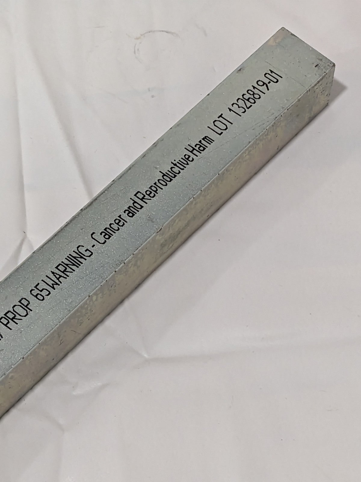 MAK-A-KEY Oversized Key Stock: 1" X  1" X  12" Steel, Zinc-Plated 3610001000-12