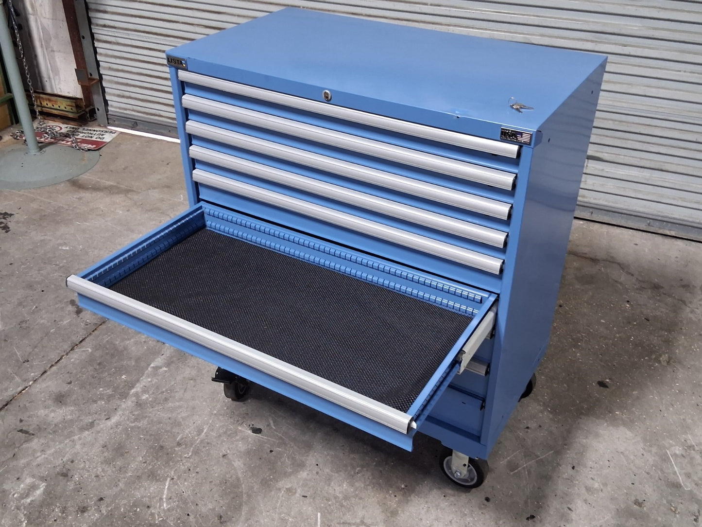 Lista Mobile Modular Storage Cabinet 9 Drawer 47 x 40 x 22 Scratch N Dent