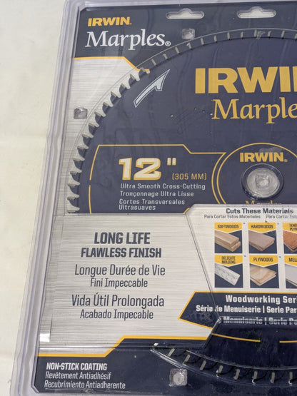Irwin Marples 12" Circular Saw Blade 80 Carbide Teeth 1807384