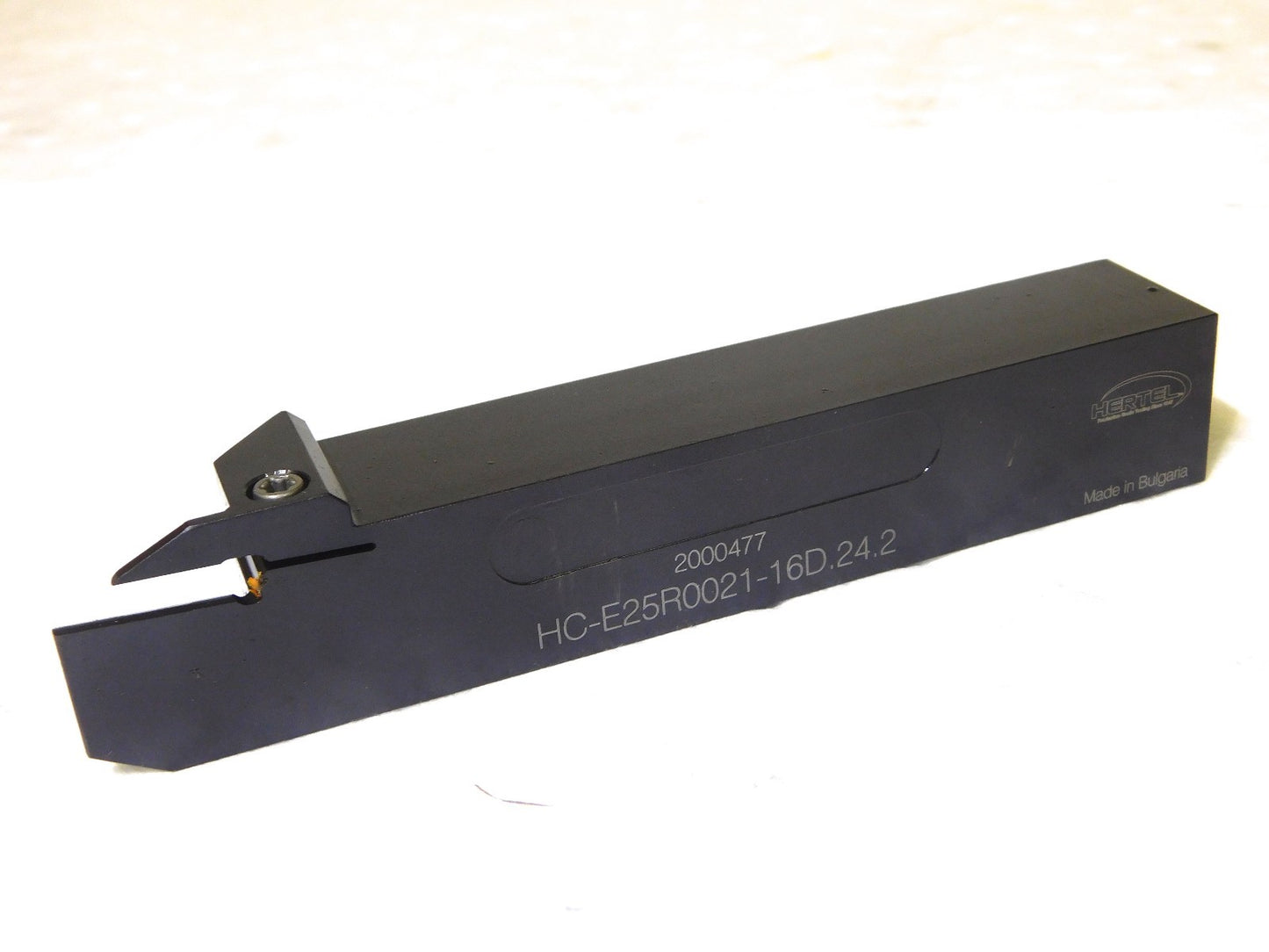 Hertel Indexible Cutoff Toolholder 21mm Max DOC 25mm Shank Dia RH 5L 2000477