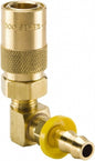 Parker  90 deg Push-Lok Barb Coupler: 0.5000" Hose ID, 200 psi PC514-BP