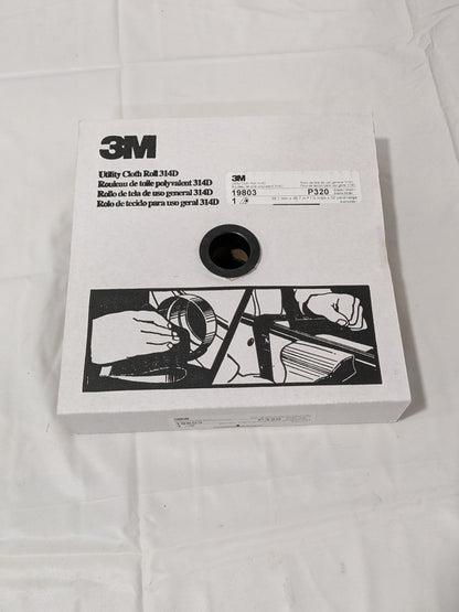 3M 1-1/2" x 50 Yd 320 Grit Aluminum Oxide Shop Roll 7000118523