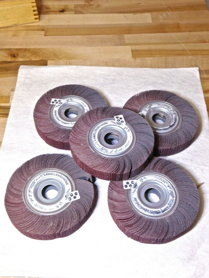Lamellenscheibe Abrasive Flap Wheel 100G 6"x1"x1" Aluminum Oxide