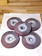 Lamellenscheibe Abrasive Flap Wheel 100G 6"x1"x1" Aluminum Oxide