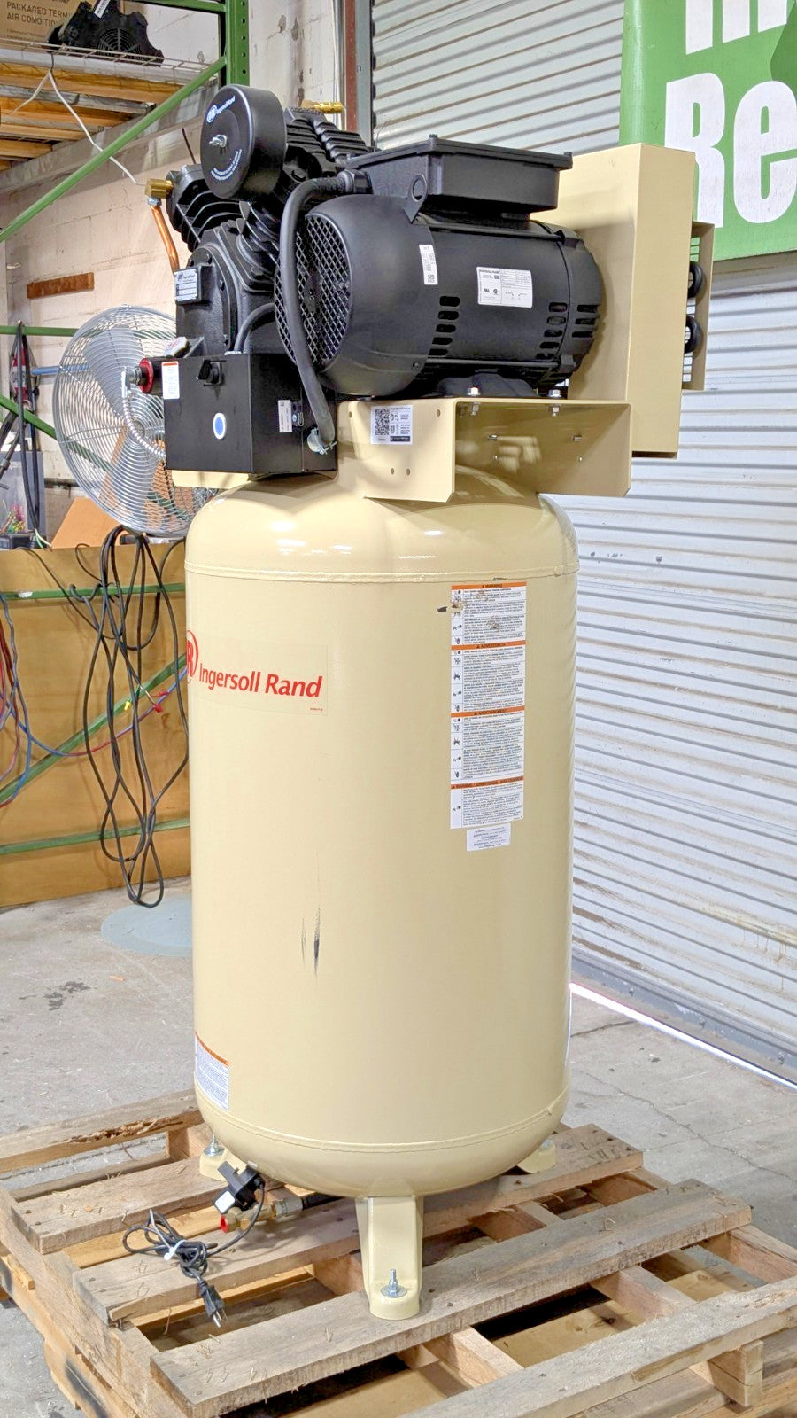 Ingersoll Rand 80Gal Air Compressor 2475N7.5-P  230V/1ph 7.5HP *Never Used*