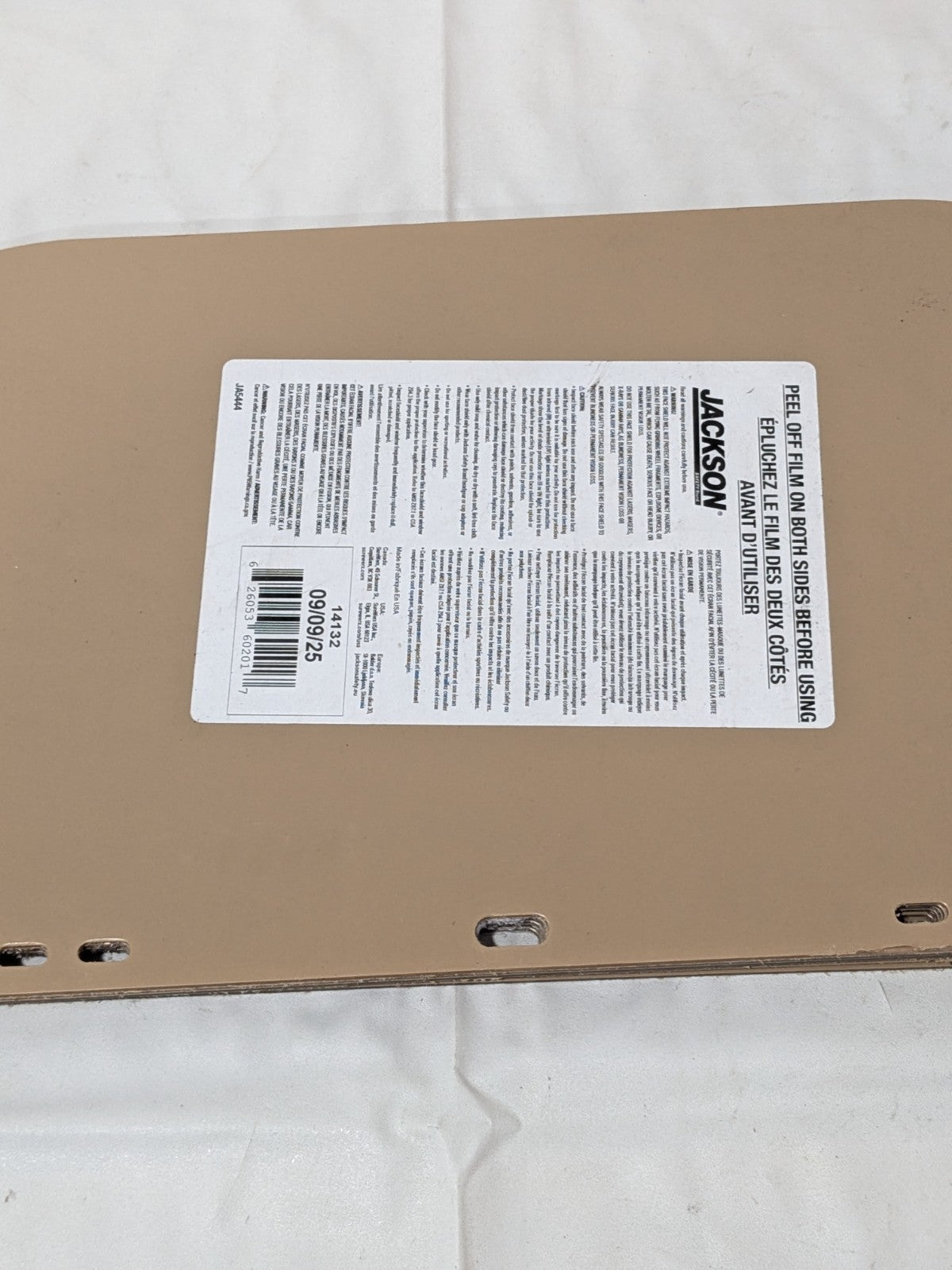 Jackson Safety Face Shield Windows & Screen 8" High, 0.06" Thick Qty 7 14132