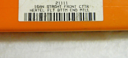 Hertel Indexable Back Draft End Mill HSS 160N 1" Cutting Diam 21111 91856443