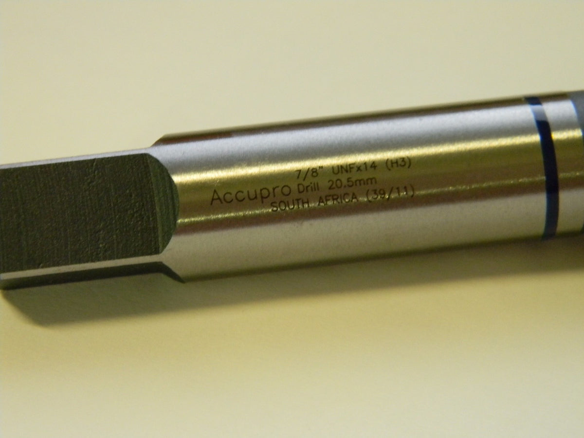 Accupro Spiral Tap Blue Band 7/18"-14 UNF H3 4FL HSS #09224791