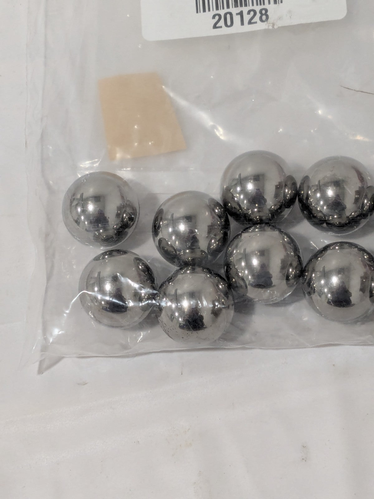 Chrome Steel Ball: 1" Diam., Grade 25, 62 to 66 C Hardness 10 Pack 20128