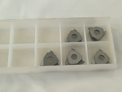 TUNGALOY Grooving Insert 5pc: JTGR3125F TH10, Solid Carbide 6804993