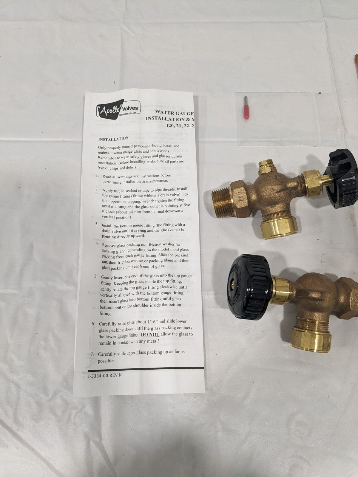 Conbraco Liquid Level Gage Working Pressure, 400 PSI 20-208-00