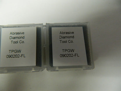 Diamond tool company TPGW 09 02 02 FL CARB TURNING INSERT QTY 5