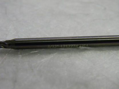 Atrax Solid Carbide Ball End Mill  3/32" Diam 3/8" LOC 4 Flute QTY 2 05355847
