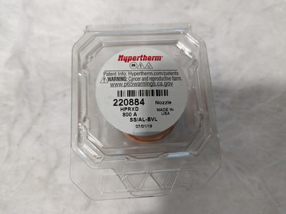 Hypertherm Nozzle, Hpr 800A 220884