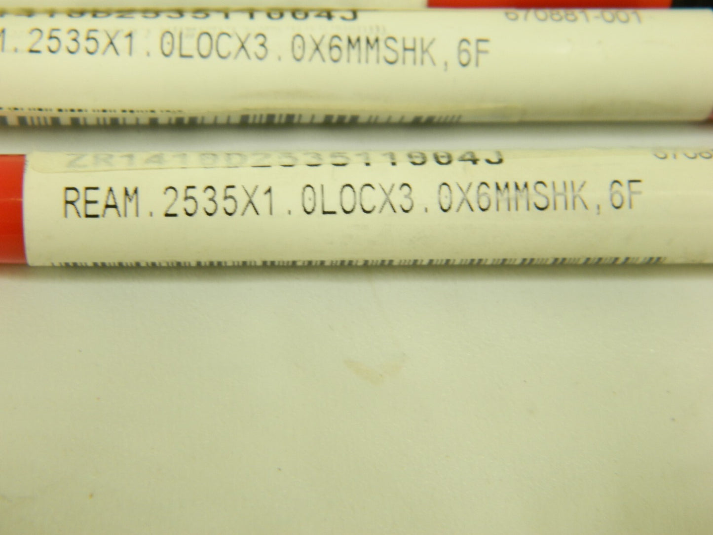 Fullerton Carbide Reamer .2535 X 1LOC X 3OAL 6FL Qty 3 ZR1410D253511004J