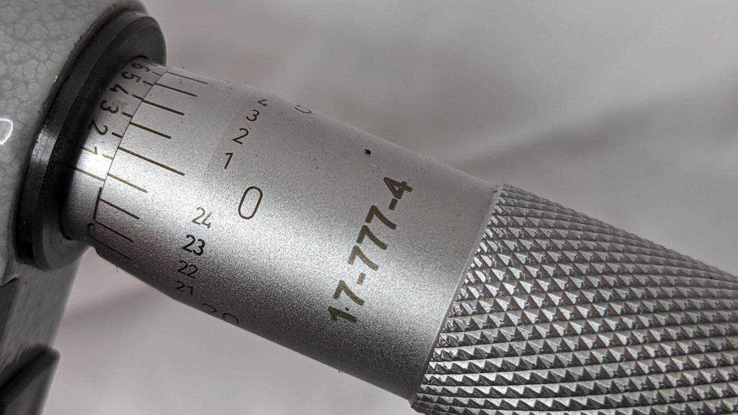 SPI Digital Deep Throat Micrometer  0-1" Range X 6" Throat Depth 17-777-4