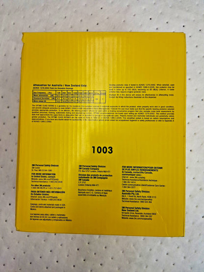 3M Push In Earplugs QTY100 318-1003
