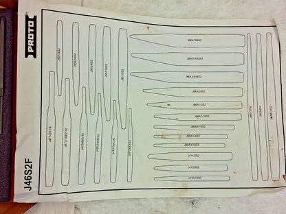 Pro Punch & Chisel Set 26pc 1/4 - 1-3/16" Chisel 1/16 - 3/8" Punch J46S2K-OLD