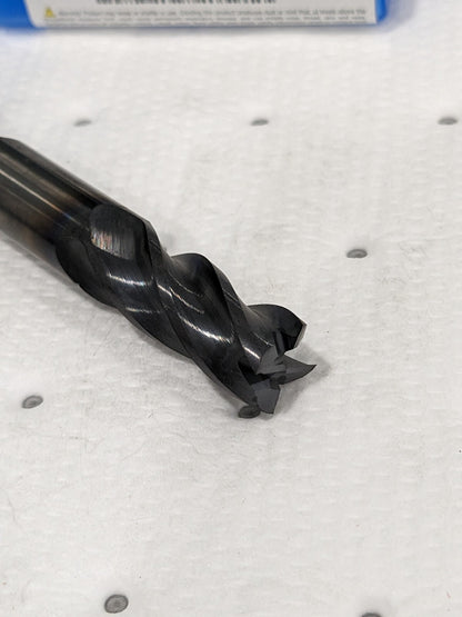 Niagara Cutter Square End Mill: 7/16" Dia, 7/8" LOC, 4 FL N09734