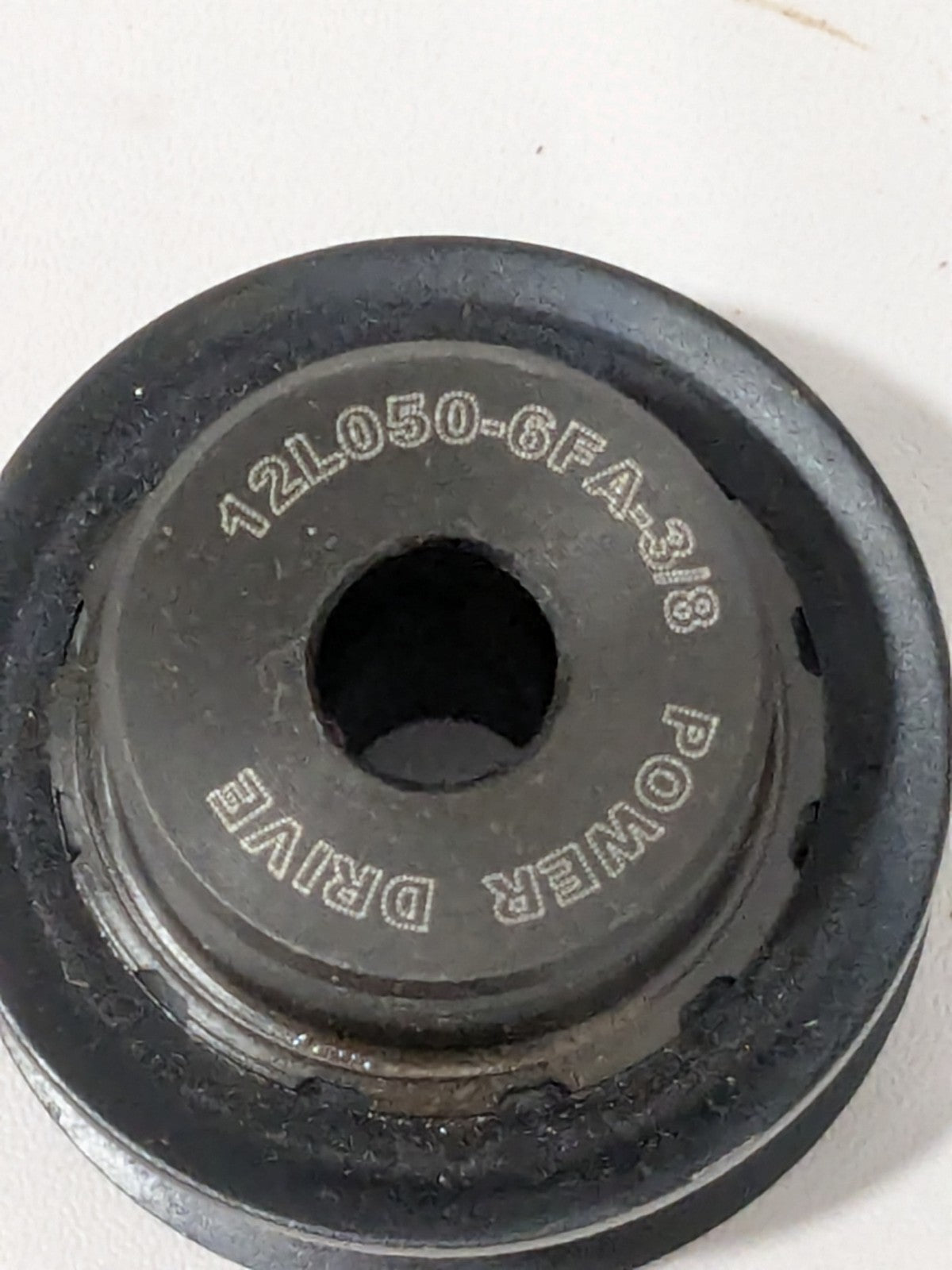 Hub & Flange Timing Belt Pulley12 Tooth, 3/8" ID x 1.402" OD 12L050-6FA-3/8