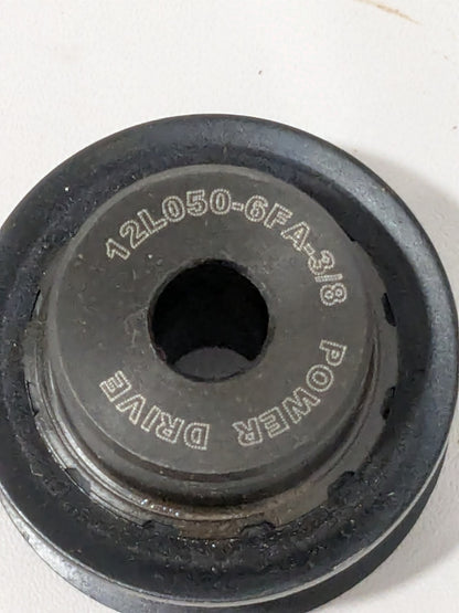 Hub & Flange Timing Belt Pulley12 Tooth, 3/8" ID x 1.402" OD 12L050-6FA-3/8