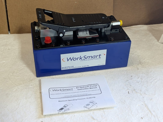 WorkSmart Single Acting Air Hydraulic Treadle Pump 10,000 PSI Max WS-MH-HPC1-004
