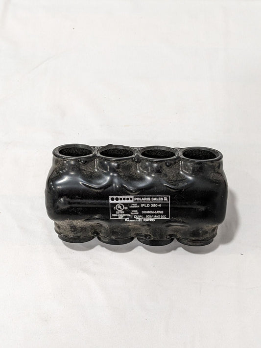 Polaris 4-Port Black Multi-Tap Pre-Insulated Connector IPLD350-4