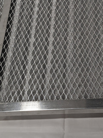 Koch Air Filter: 19.5" x 19.5" x 1", Aluminum Cloth & Mesh Qty 2 118-194-194
