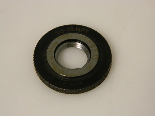 GF Gage 3/8" 18 Thread Class L1 Ring Pipe Thread Gage T037518NK