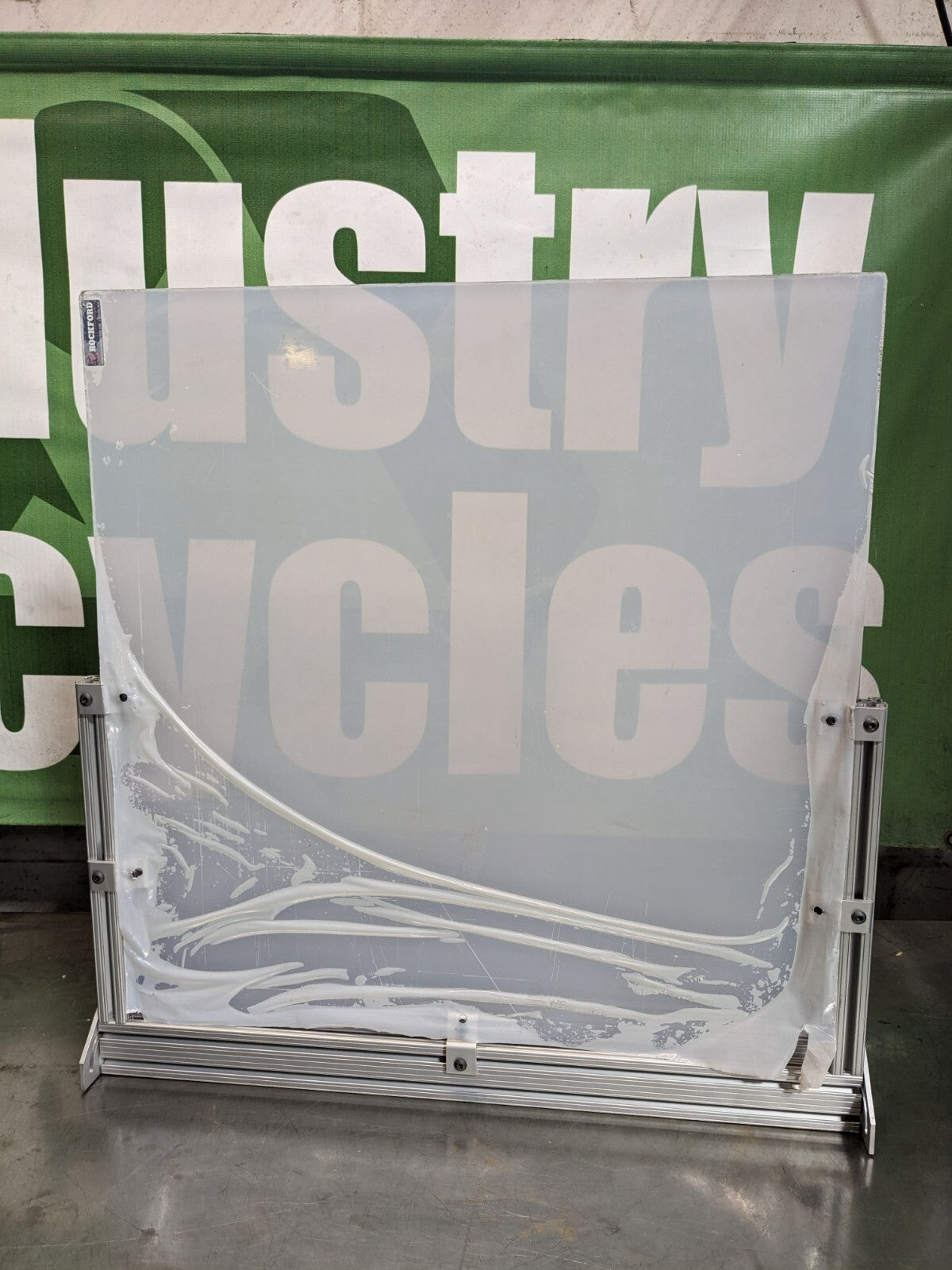 Rockford Milling Machine Guard Rear Mill Shield Panel 24" x 24" Polycarbonate
