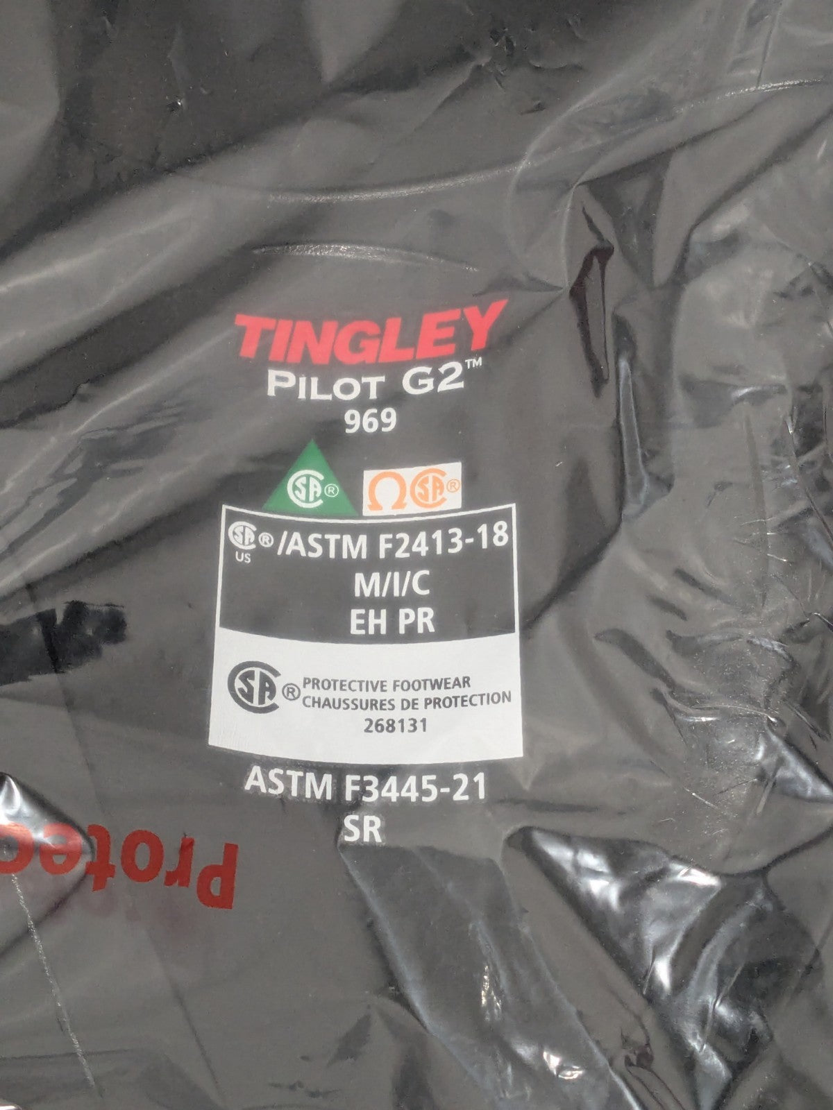 Tingley Work Boot: Size 9, Polyvinylchloride, Steel Toe, Knee Boot 31341.09