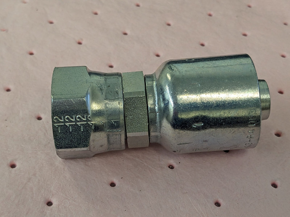 PARKER Hydraulic Hose Female Swivel Fitting 0.75" ID 12 mm 3/4" 1JC43-12-12