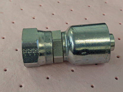 PARKER Hydraulic Hose Female Swivel Fitting 0.75" ID 12 mm 3/4" 1JC43-12-12