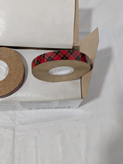 (12 Rolls) Scotch Adhesive Transfer Tape 1/2" Wide, 36 yd 2 mil Thick 7000047500