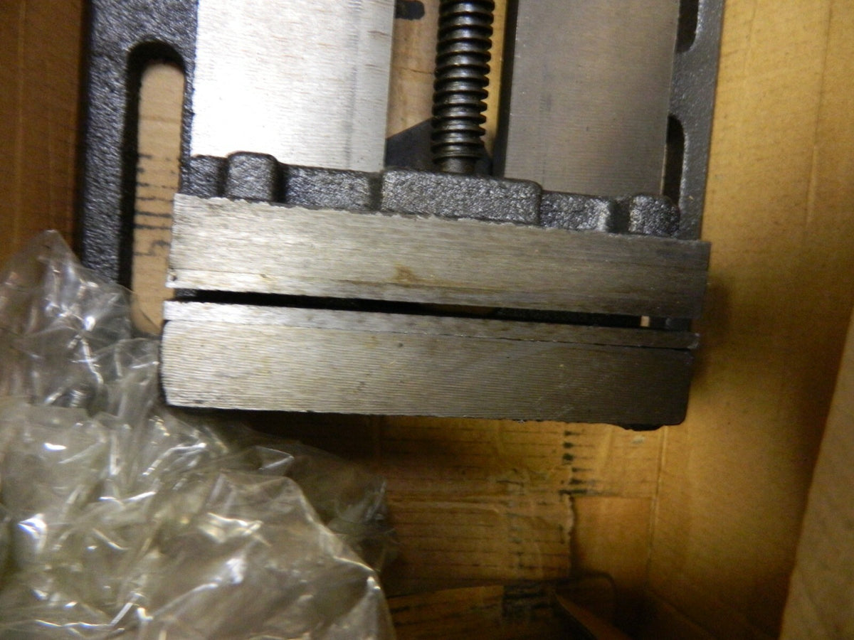 Interstate 4-5/8" Jaw Opening Cap x 1" Throat Depth Horizontal Drill Press Vise