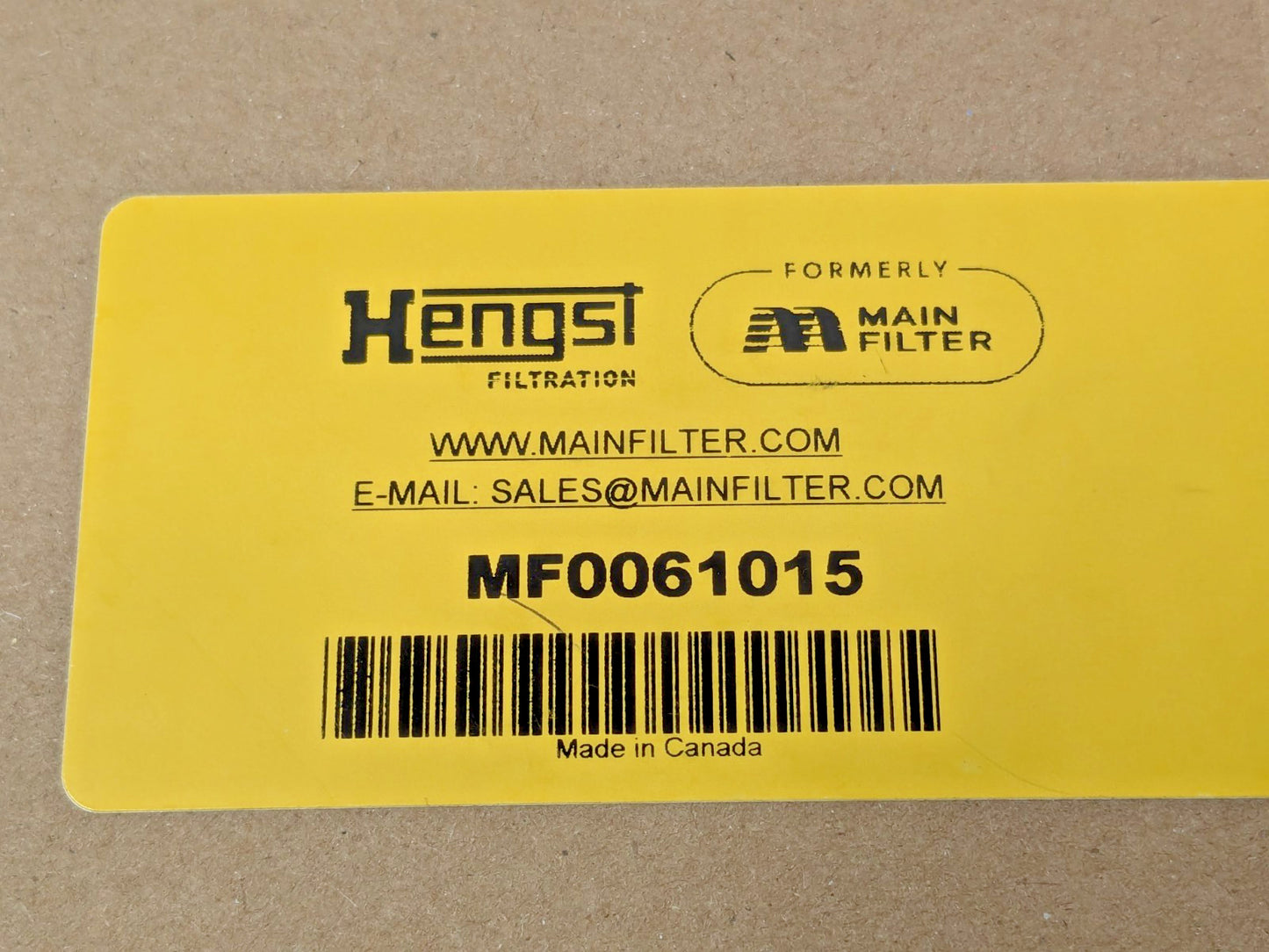 MAIN FILTER Replacement Filter 60 Micron MF0061015