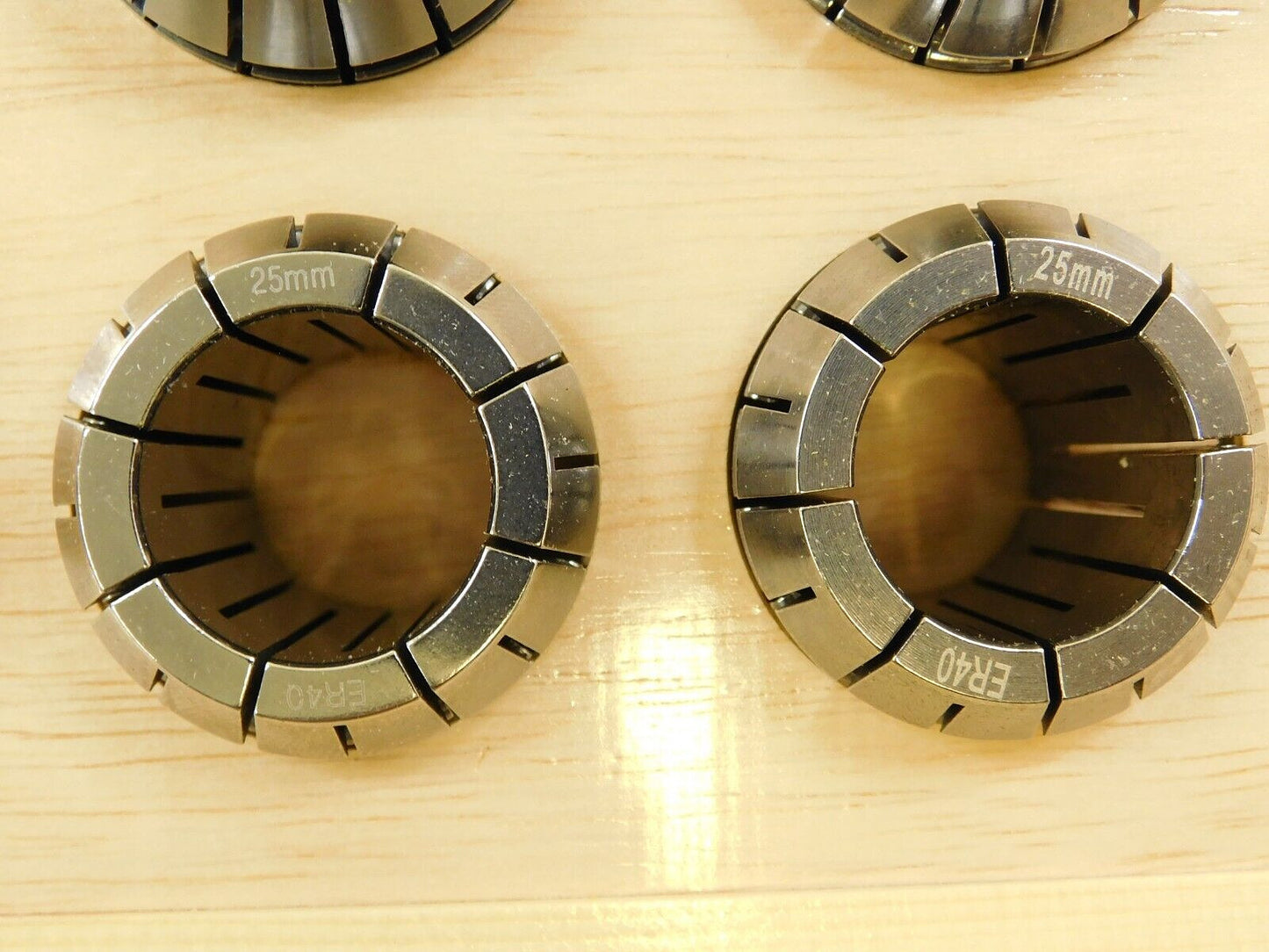 PARLEC 20 Piece ER40 Collet Set 5 to 25 mm Capacity ER40-S023 INCOMPLETE