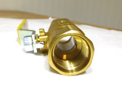 Parker Brass Ball Valve 3/4 x 3/4 FNPT/FNPT StrThread O-Ring Port XV506P-12