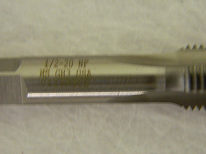 Hertel Straight Flute Standard Hand Tap 1/2" - 20 UNF H3 3Fl QTY 4 77430262