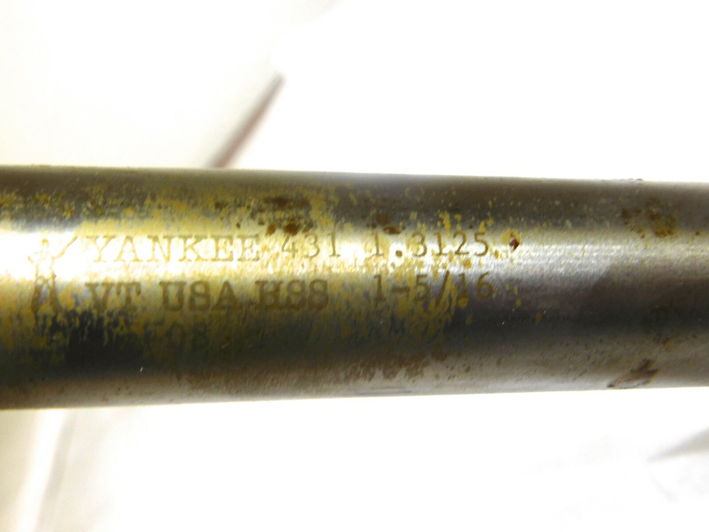 Yankee HSS Expansion Reamer 1-5/16” Str Flute 1” Shank RH 11-1/2” OAL 431-1.3125