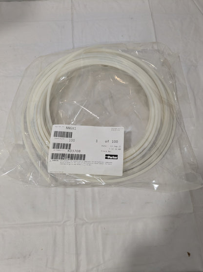 Parker Natural Metric Nylon Tubing 6mm X 4mm X 100' NN6X1
