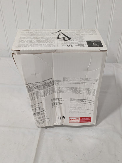 3M Earplugs: 26.00 dB, Foam, Flanged, Roll Down, Corded Qty 100 7000127187