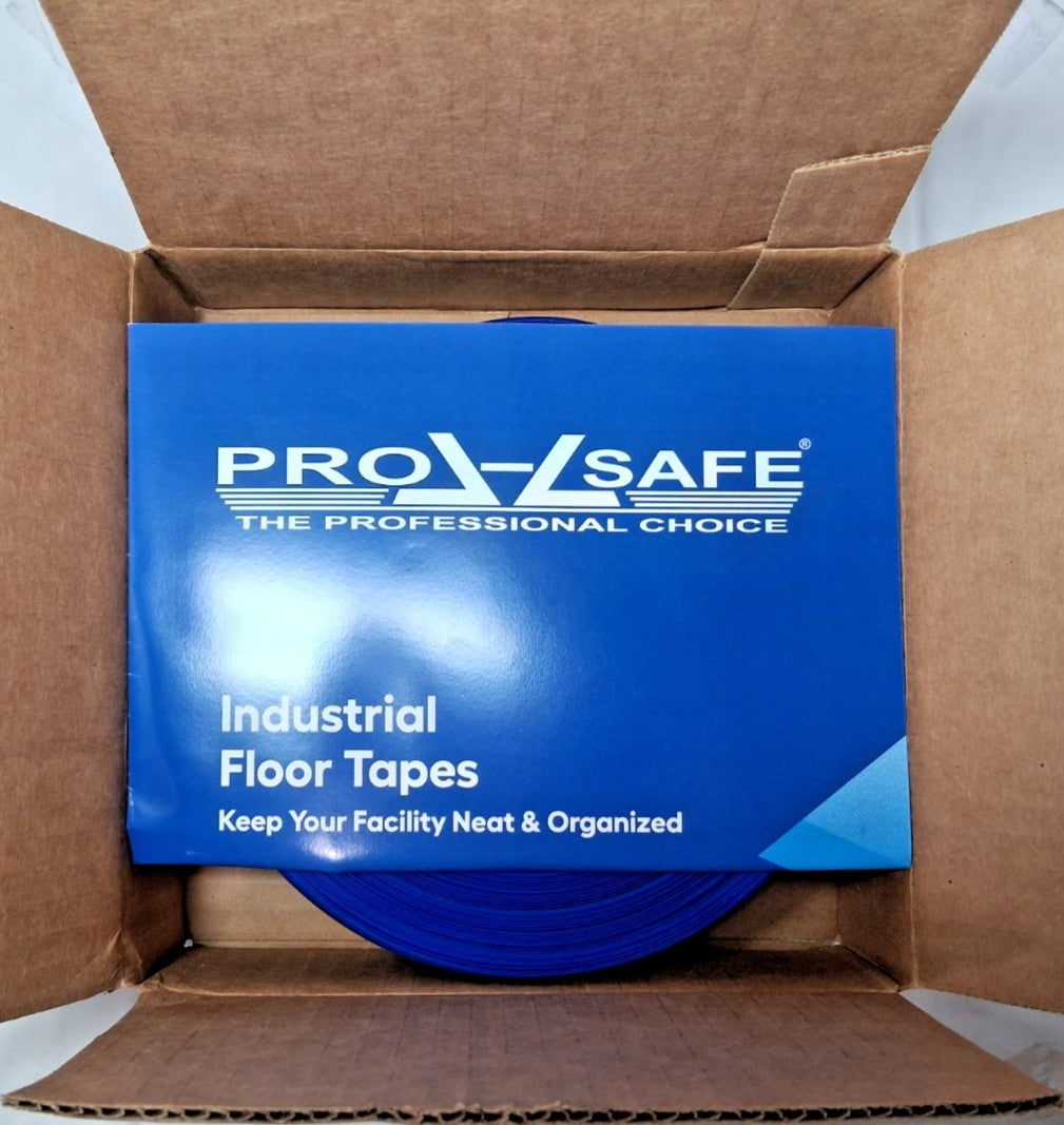 PRO-SAFE Polyvinylchloride Floor & Aisle Marking Tape 2"W 100'L 30-PRO-2RB