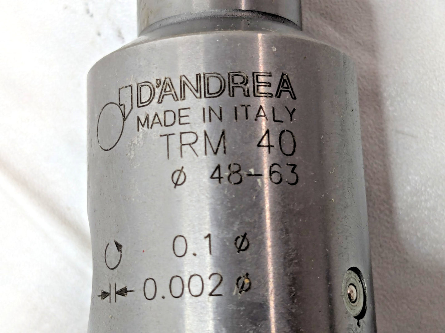 Ingersoll Cutting Tools DAndrea Mod Boring Head TRM40 455004000800 3240070