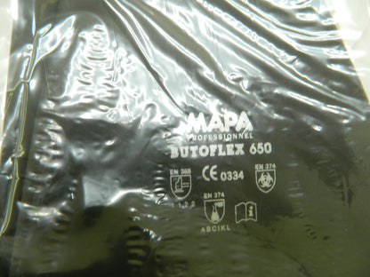 MAPA 650 BUTOFLEX Chemical Resistant Waterproof Gloves Size 7 Qty 2 Pairs 650317