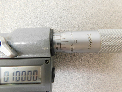 SPI Electronic Spline Micrometer 0-1 Range 0.00005 Grad 17-952-3 PARTS/REPAIR