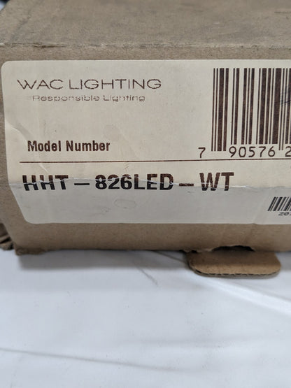 WAC Lighting White LED Track Light H-Track 3000K 360L MHHT-826LED-WT