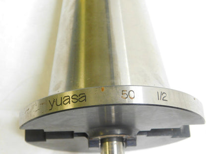 Yuasa Shell End MIll Arbor w/International Taper NMTB50 Taper 1/2" Pilot 502-501