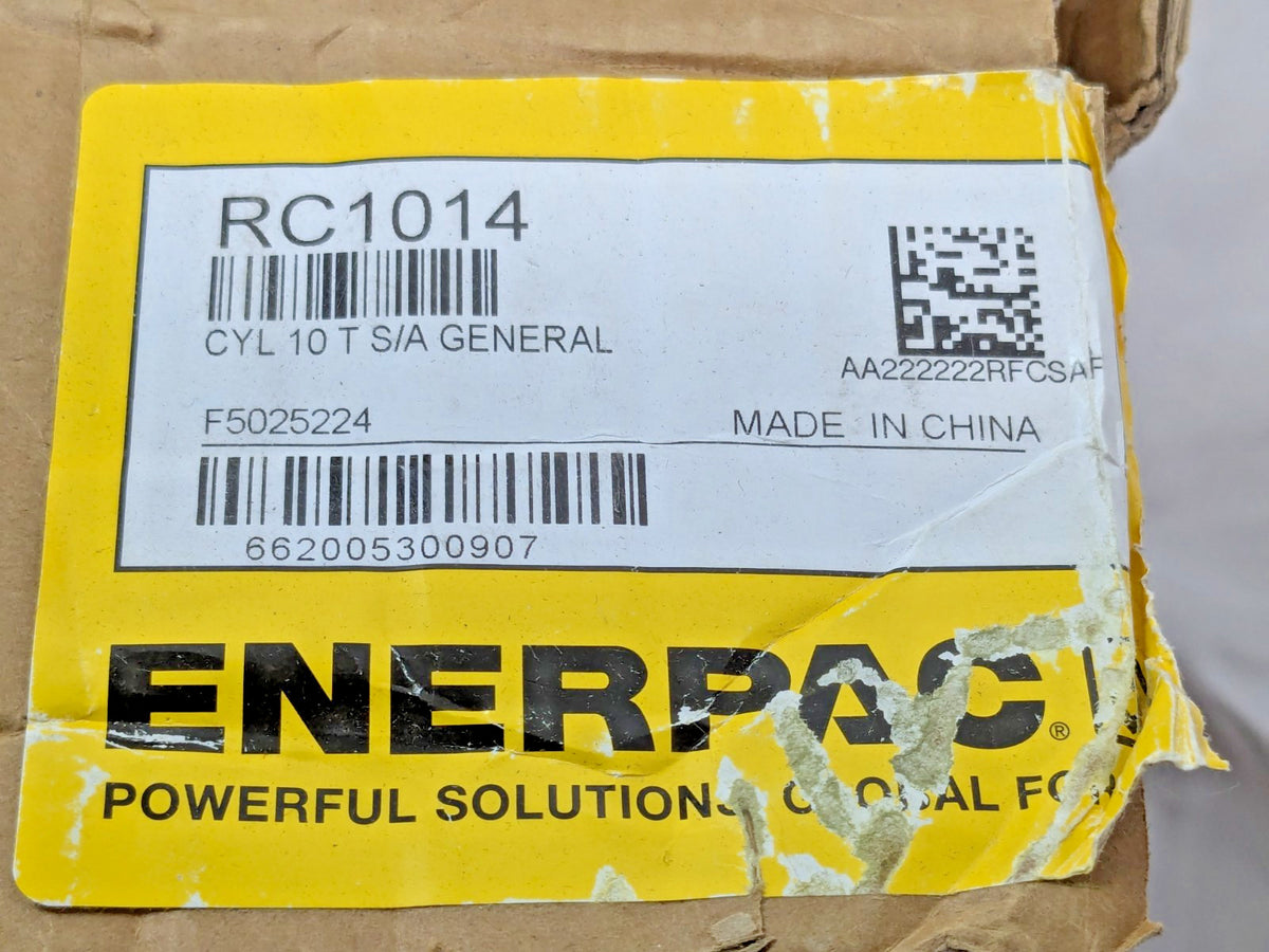 Enerpac Portable Hydraulic Cylinder Single Acting 11.2 Ton 14" Stroke RC1014