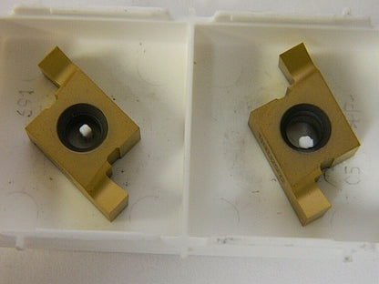 Seco Carbide Grooving Inserts 14NR125FG Grade-CP500 TiAIN/TiN Qty-2 77916